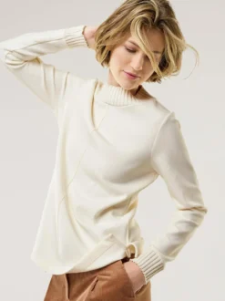 Sweatshirt mit Strick