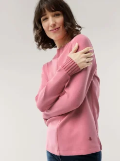 Sweatshirt mit Strick