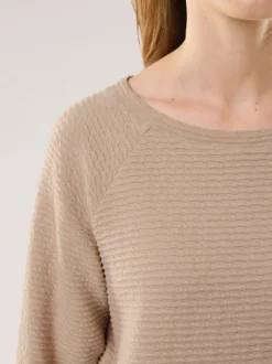 Sweatshirt mit Struktur