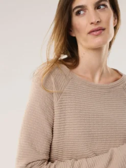 Sweatshirt mit Struktur