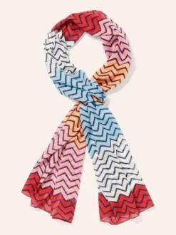 Swiss Cotton Zick Zack-Schal