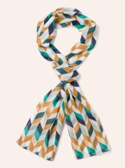 Swiss Cotton Zick Zack-Schal