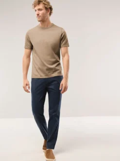 T-Shirt mit Leinen