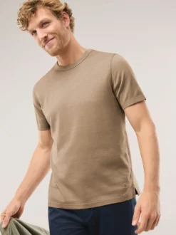 T-Shirt mit Leinen