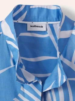 Tunika-Bluse mit Stehkragen