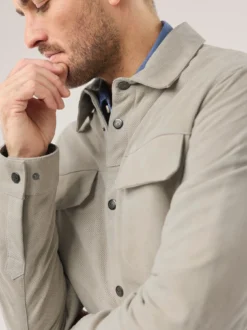 Velourslederhemdjacke