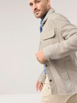 Velourslederhemdjacke