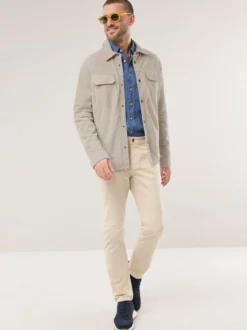Velourslederhemdjacke