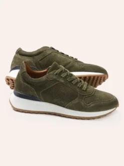 Velours Perfo Sneaker