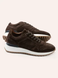 Velours Perfo Sneaker