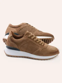 Velours Perfo Sneaker