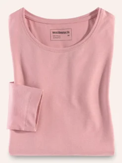 Viskose-Shirt Langarm