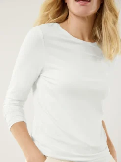 Viskose-Shirt Langarm