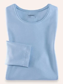 Viskose-Shirt Langarm