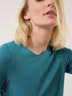 Viskose-Shirt Langarm