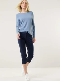 Viskose-Shirt Langarm