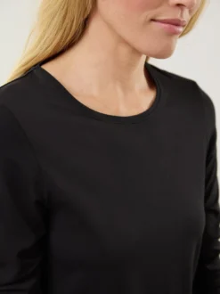 Viskose-Shirt Langarm