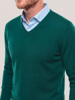 V-Pullover Merino Extrafein
