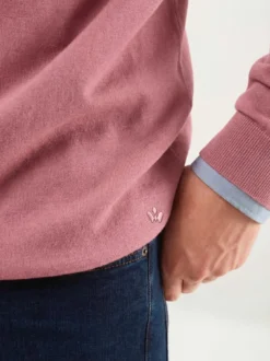 V-Pullover Merino Extrafein