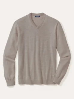 V-Pullover Merino Extrafein