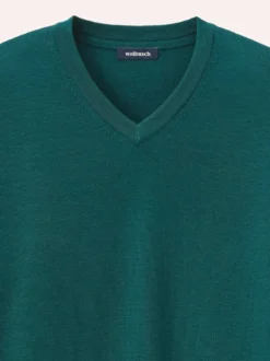 V-Pullover Merino Extrafein