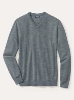 V-Pullover Merino Extrafein