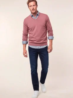 V-Pullover Merino Extrafein