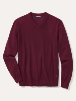 V-Pullover Merino Extrafein