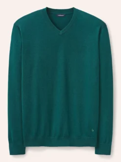 V-Pullover Merino Extrafein