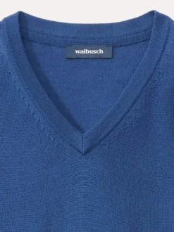 V-Pullover Merino Extrafein