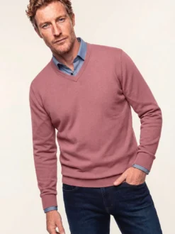 V-Pullover Merino Extrafein