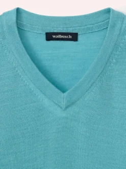 V-Pullover Merino Extrafein