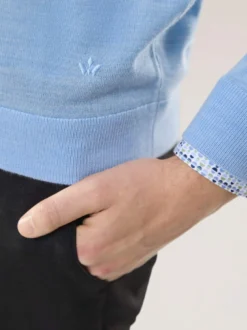 V-Pullover Merino Extrafein