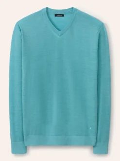 V-Pullover Merino Extrafein