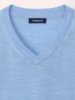 V-Pullover Merino Extrafein
