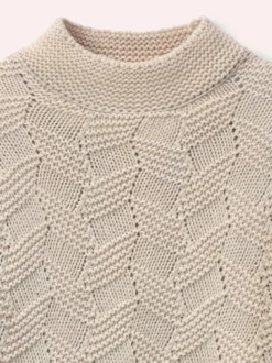 Weicher Strukturpullover