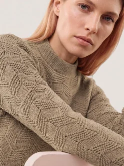 Weicher Strukturpullover