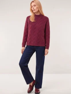 Weicher Strukturpullover