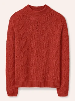 Weicher Strukturpullover