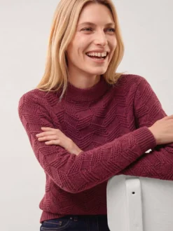 Weicher Strukturpullover