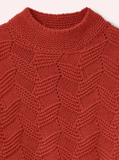 Weicher Strukturpullover