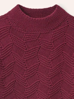Weicher Strukturpullover