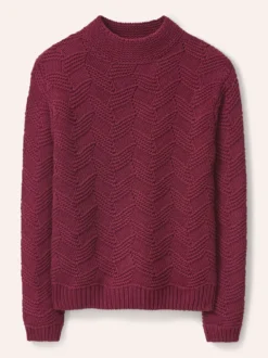 Weicher Strukturpullover