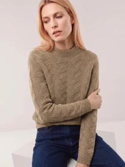 Weicher Strukturpullover