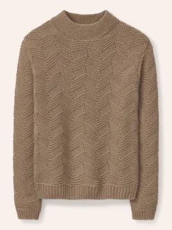 Weicher Strukturpullover