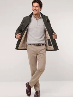 Wärmende Langjacke mit 9 Taschen