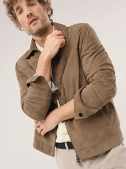 Ziegenvelours Blouson