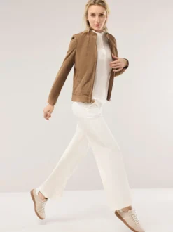 Ziegenvelours Perfo Blouson