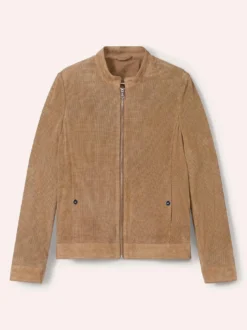Ziegenvelours Perfo Blouson