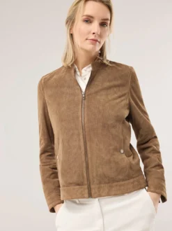 Ziegenvelours Perfo Blouson
